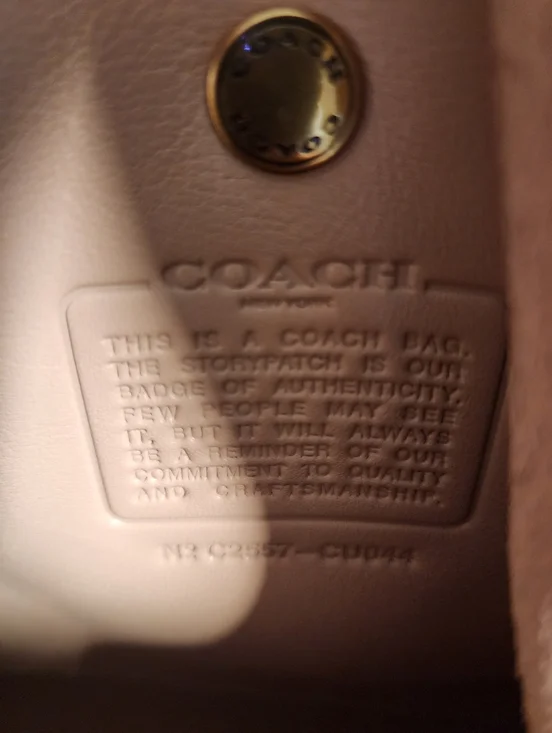 New Nwt Coach Brooklyn 39 Cream Nude Pink Handbag Bag - Picture 3 of 5